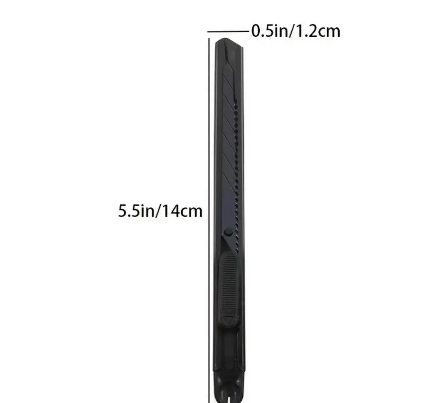 Cutter-/universeelmes met 30°-lemmet, zwart