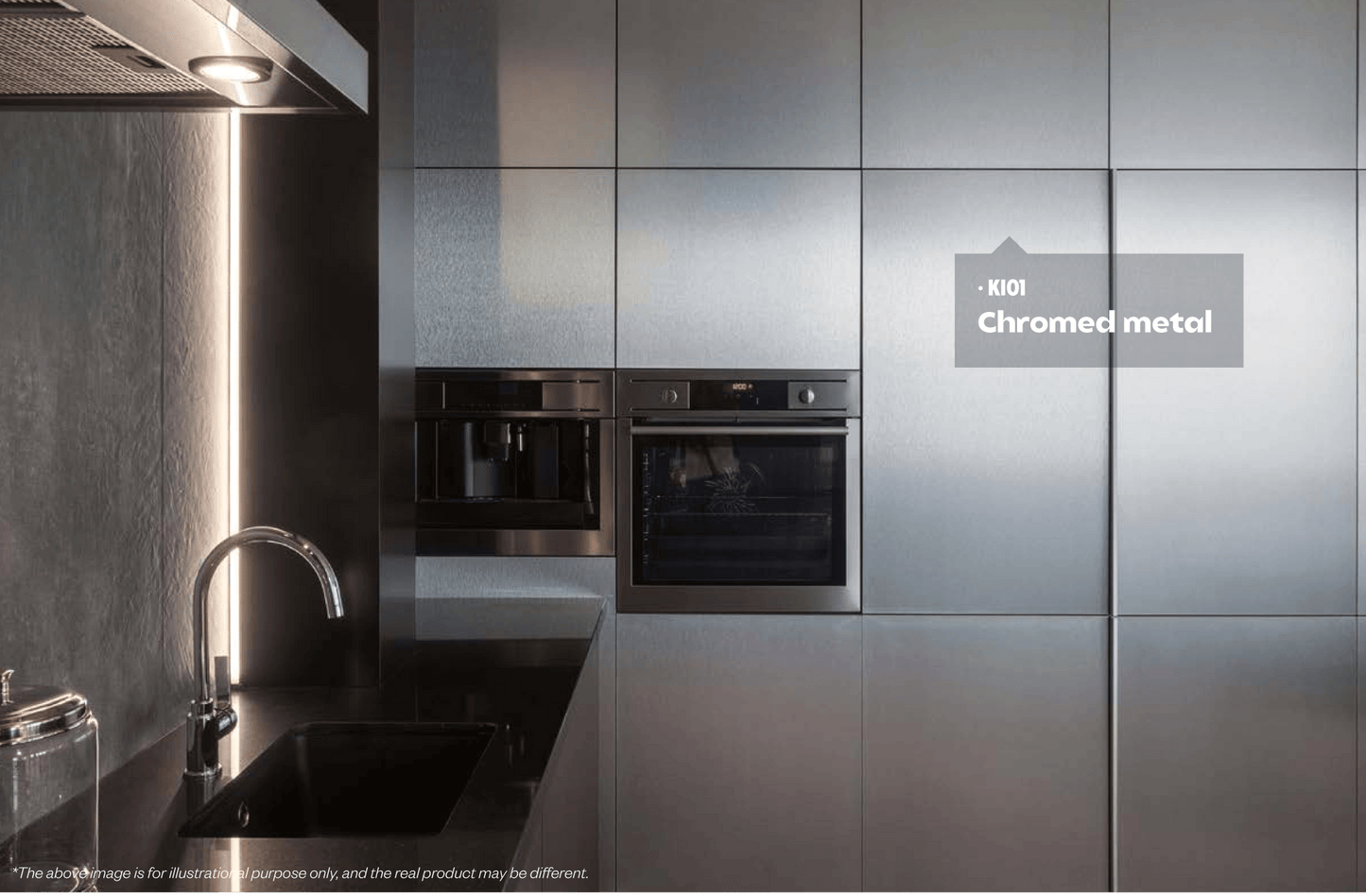 Steel - Brushed Prestige | Metalldekor Gebürstet Soft Musterfolie A3