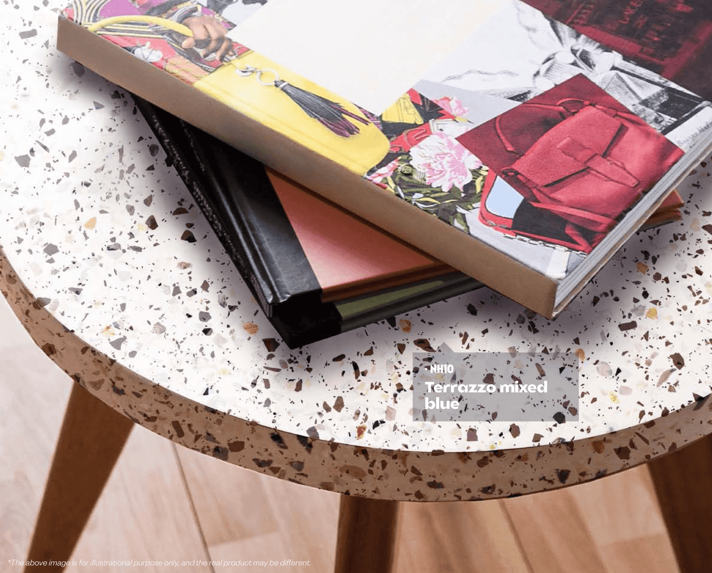 Stone - Terrazzo | Natursteindekor Texturiert Musterfolie A5