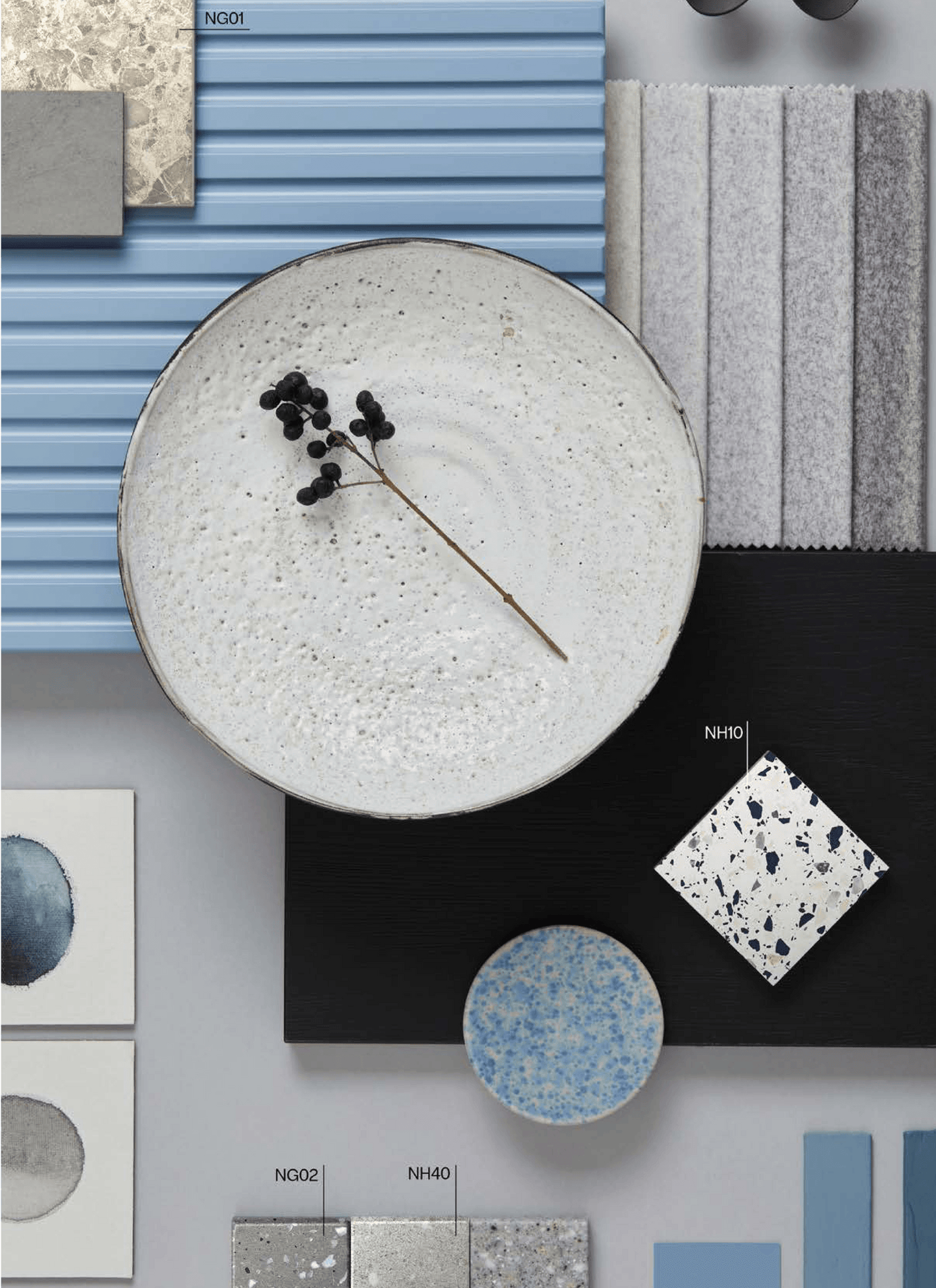 Stone - Terrazzo | Natursteindekor Texturiert Musterfolie A5