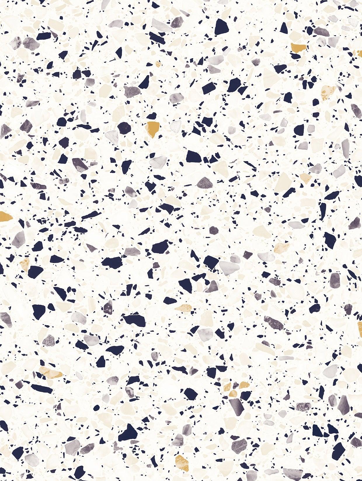 Stone - Terrazzo | Natursteindekor Texturiert Musterfolie A5