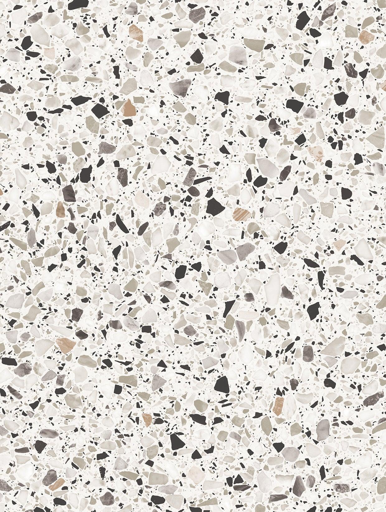 Stone - Terrazzo | Natursteindekor Texturiert Musterfolie A3
