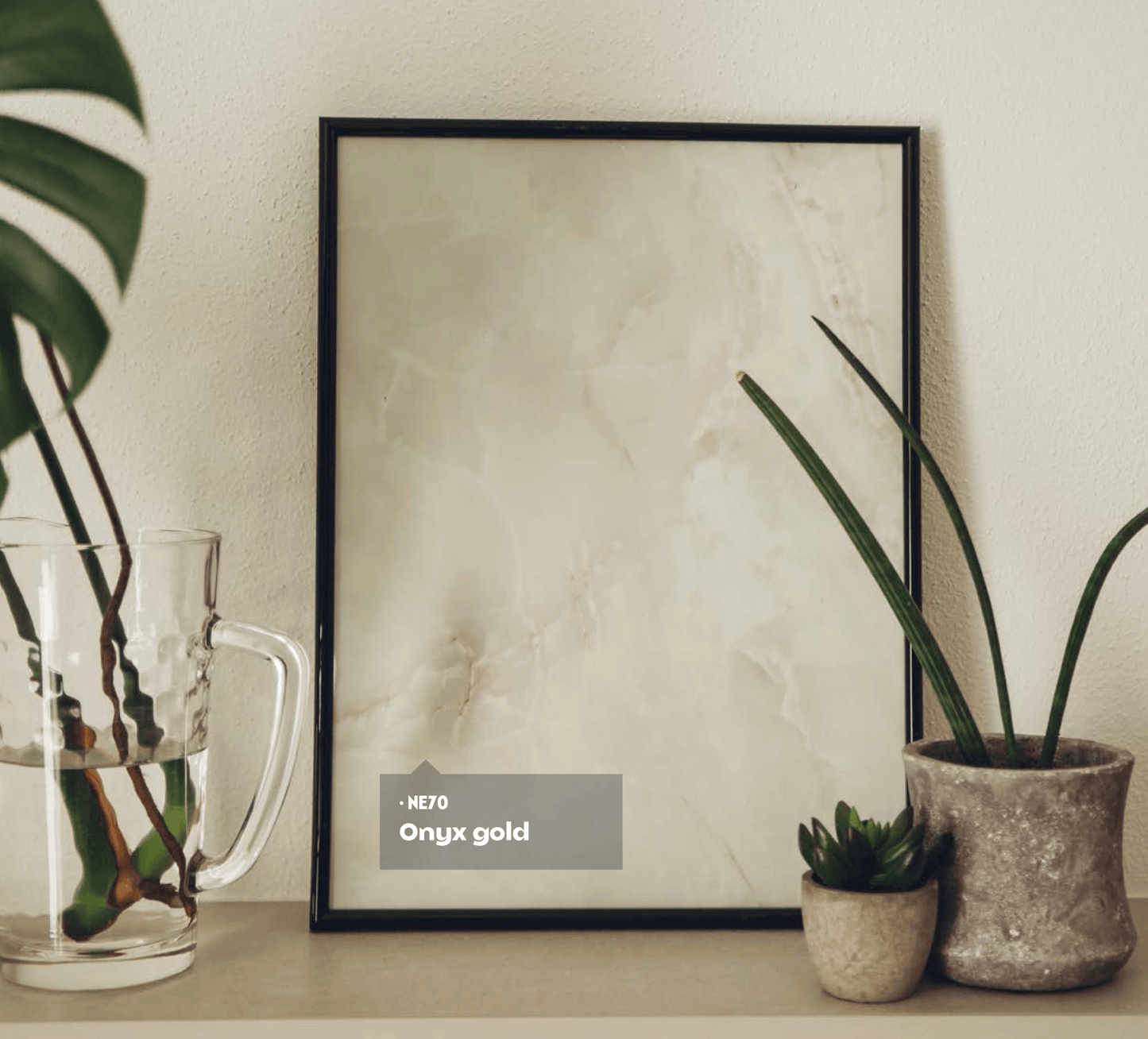 Stone - Marble | Natursteindekor Marmor Soft Matt Musterfolie A3