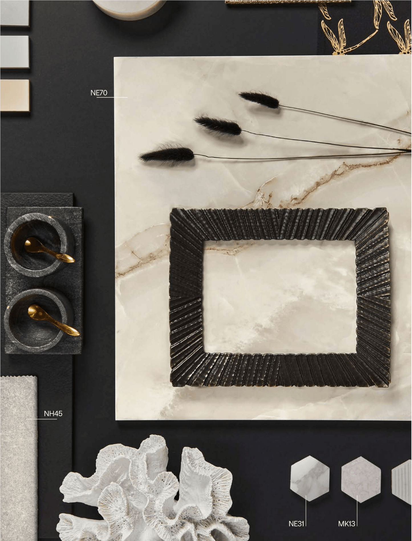 Stone-Marble | Natursteindekor Marmor Soft Matt - Möbelfolie Selbstklebende Tapete Vinyl Folie für Möbel Wand Regal (100x122cm)