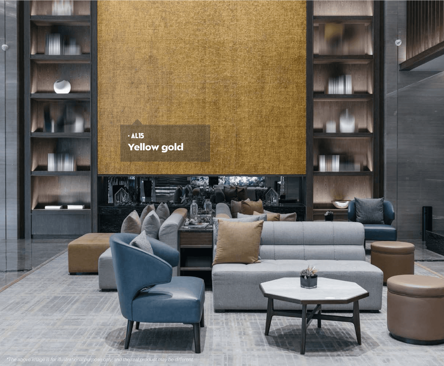 Textile - Metallic Prestige | Stoffdekor Metall Texturiert Musterfolie A3