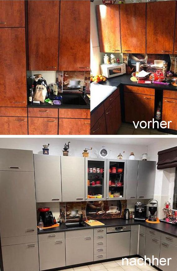 Wood-Dark | Holzdekor Dunkel Rost/Soft/Strukturiert - Möbelfolie Selbstklebende Tapete Vinyl Folie für Möbel Wand Regal (100x122cm)