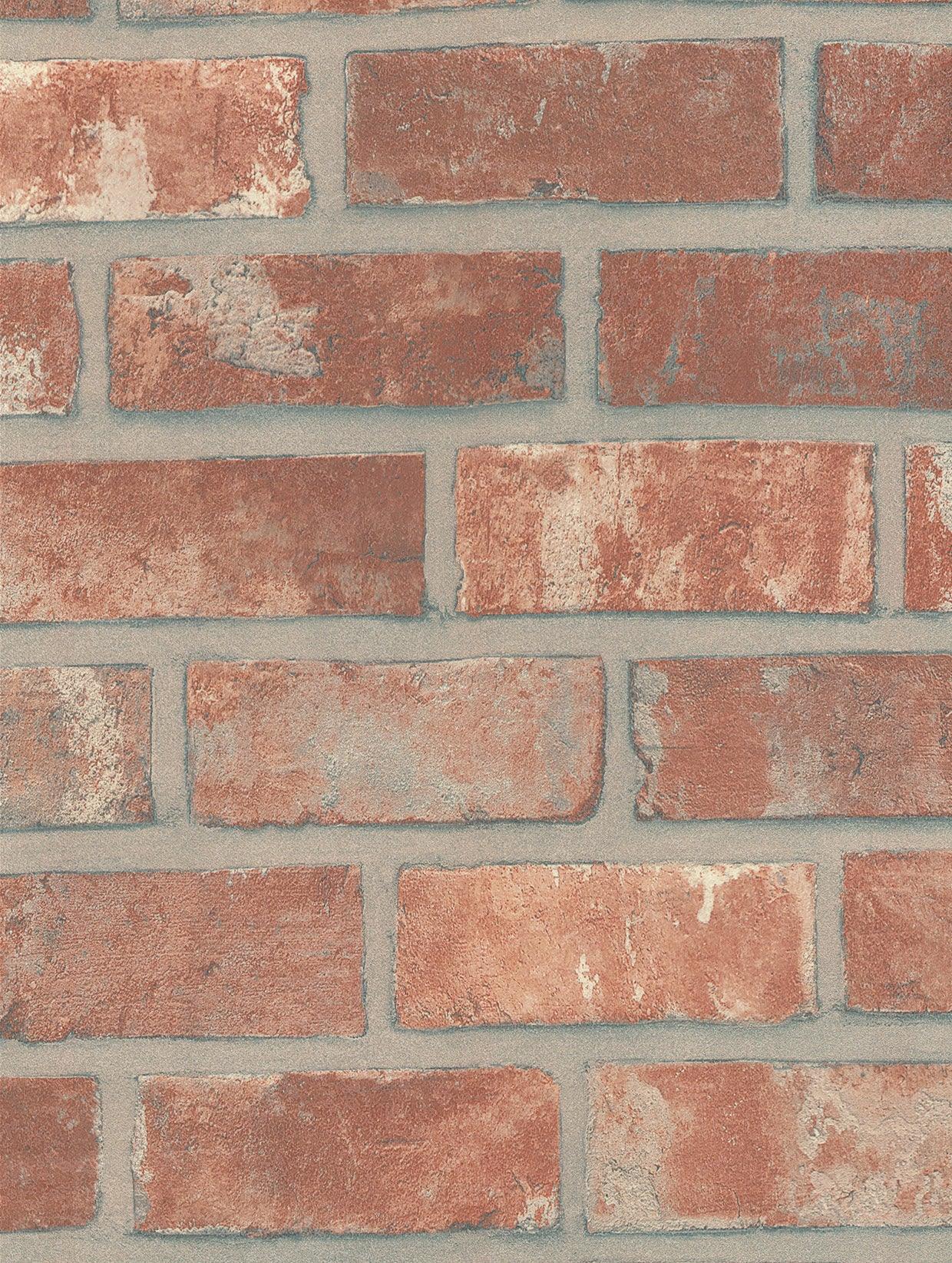 Concrete-Urban | Beton-/Ziegeldekor - Möbelfolie Selbstklebende Tapete Vinyl Folie für Möbel Wand Regal (100x122cm)