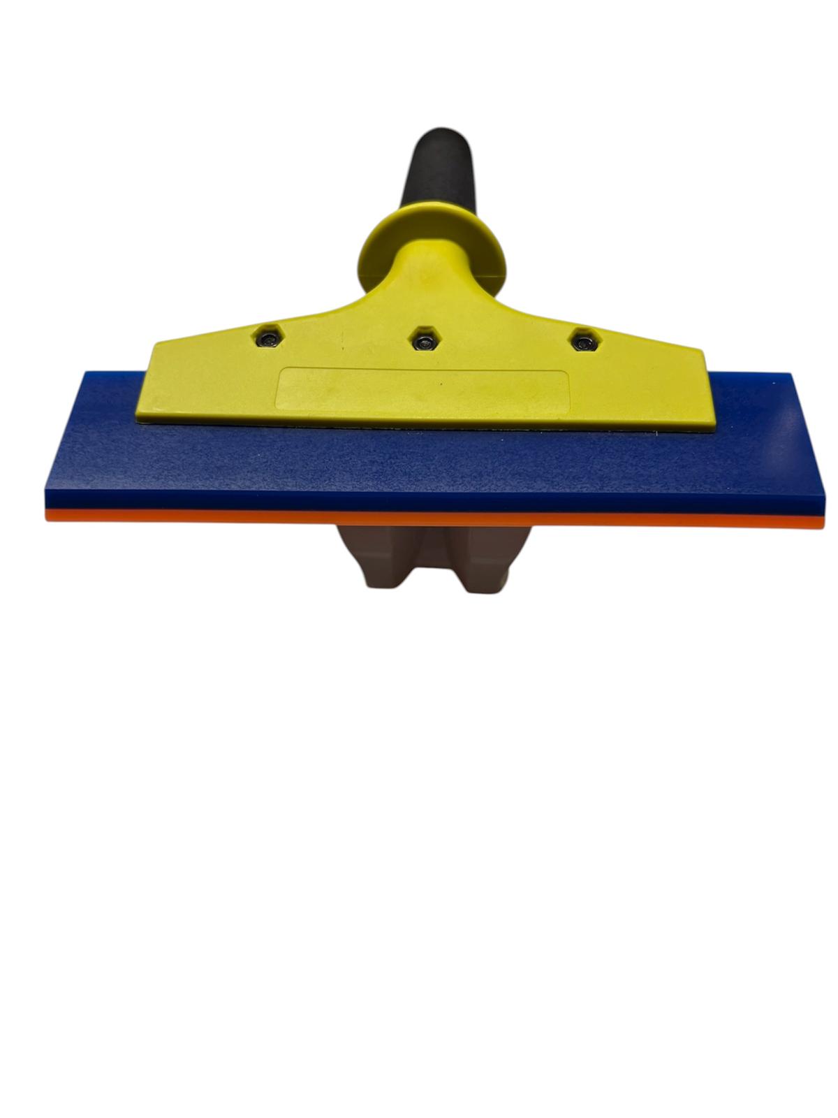 Gummirakel mit Griff für große Flächen, 20 cm breit, Griff 22 cm