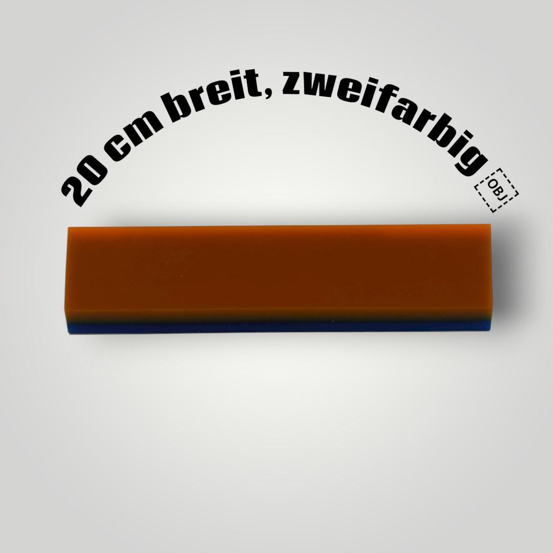 Ersatzrakel 12,5 und 20 cm, zweifarbig