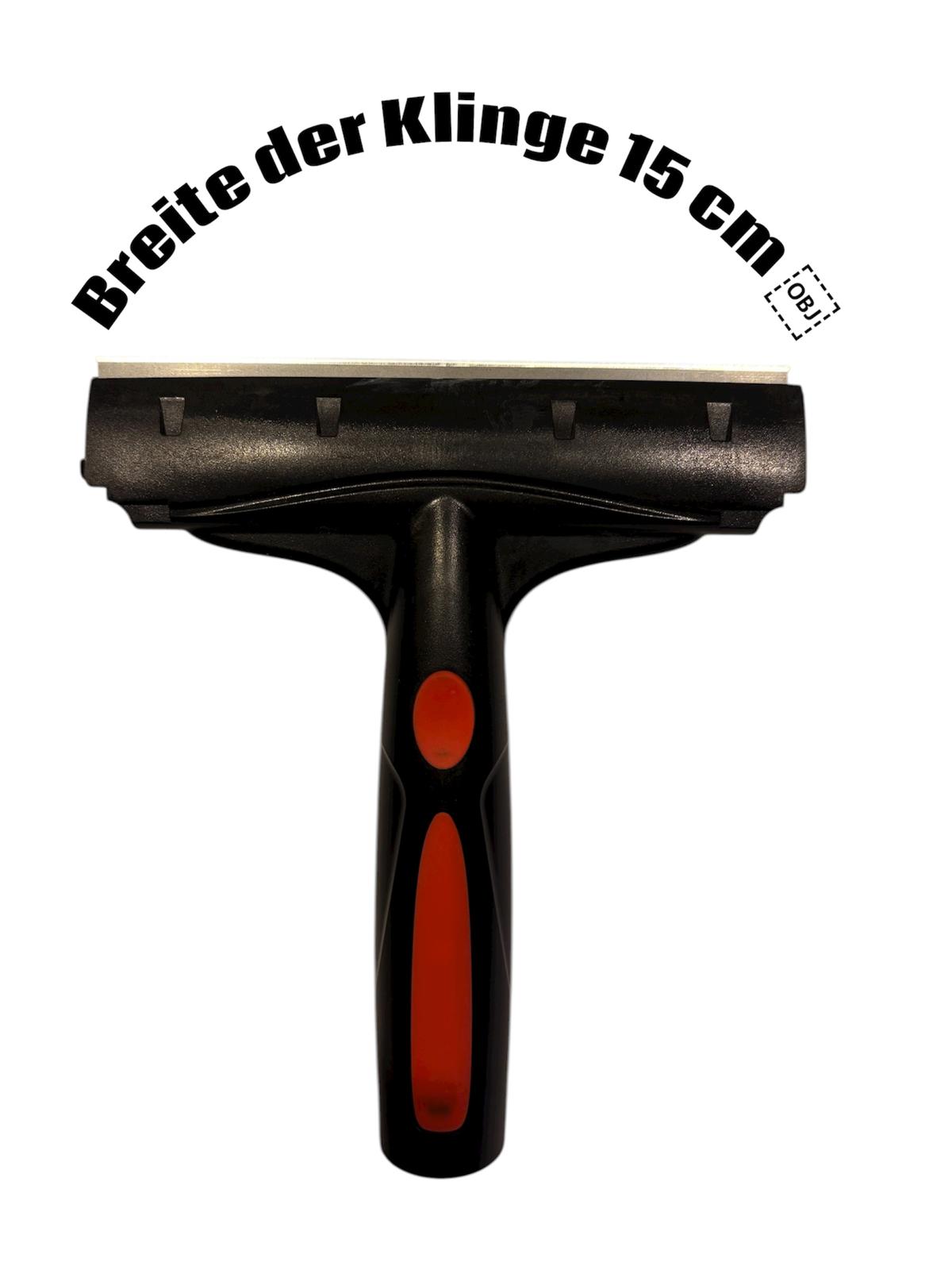 Glasschaber, 15 cm, herausnehmbare Klingen