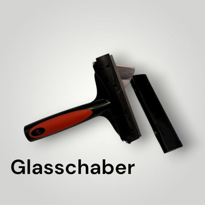 Glasschaber, 15 cm, herausnehmbare Klingen