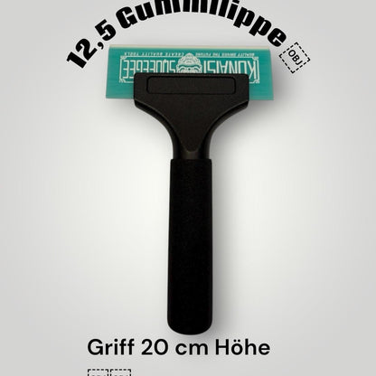 Gummirakel mit Griff, 12,5cm  und 20 cm, austauschbar