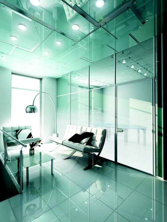 KIN Mystic | Innenverlegung - Dekorfolie, Sichtschutzfilm, Fensterfolie selbsthaftend für Bad, Fenster, Küche, Glastür (100 x 152cm)