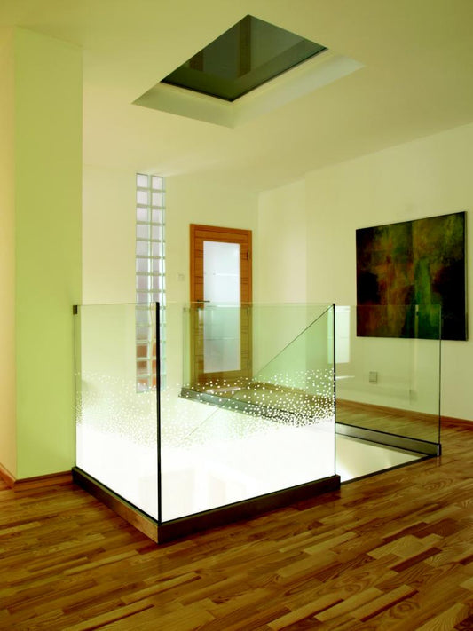 KIN Pixel | Innenverlegung - Dekorfolie, Sichtschutzfilm, Fensterfolie selbsthaftend für Bad, Fenster, Küche, Glastür (100 x 152cm)